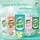 ซันไลต์ พลัส เพียว น้ำยาล้างจาน ถุงเติม 450 มล. x3 Sunlight Plus Pure Dishwashing Liquid